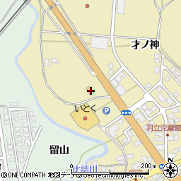 秋田県男鹿市船川港比詰大巻147-1周辺の地図