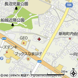 秋田県男鹿市船越内子78周辺の地図