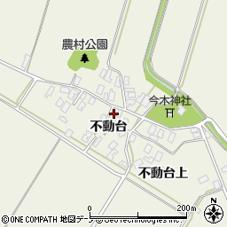 秋田県潟上市天王不動台107-1周辺の地図