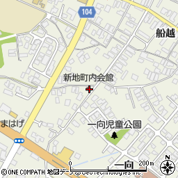 秋田県男鹿市船越内子57周辺の地図