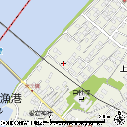 秋田県潟上市天王一向227-87周辺の地図