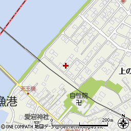 秋田県潟上市天王一向227-89周辺の地図