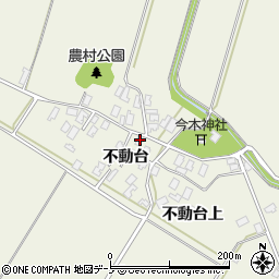 秋田県潟上市天王不動台108周辺の地図
