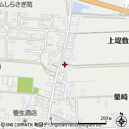 秋田県潟上市飯田川飯塚飯塚37周辺の地図