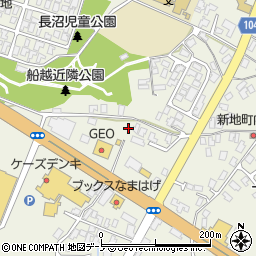 秋田県男鹿市船越内子87周辺の地図