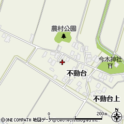 秋田県潟上市天王不動台117周辺の地図