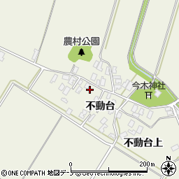 秋田県潟上市天王不動台116-1周辺の地図