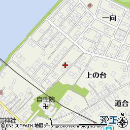 秋田県潟上市天王一向227-131周辺の地図