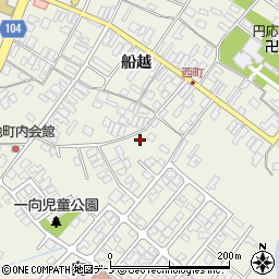 秋田県男鹿市船越一向23周辺の地図