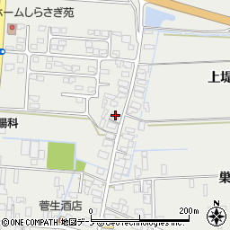 秋田県潟上市飯田川飯塚飯塚82周辺の地図