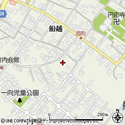 秋田県男鹿市船越一向22周辺の地図