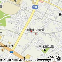 秋田県男鹿市船越内子24周辺の地図