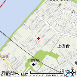 秋田県潟上市天王一向227-110周辺の地図