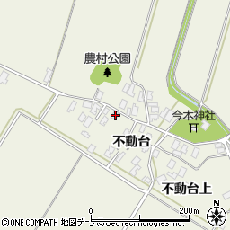 秋田県潟上市天王不動台116周辺の地図
