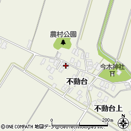 秋田県潟上市天王（不動台）周辺の地図