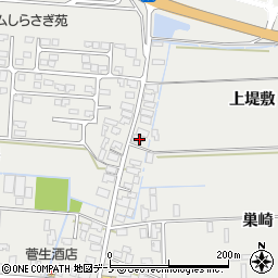 秋田県潟上市飯田川飯塚飯塚87周辺の地図