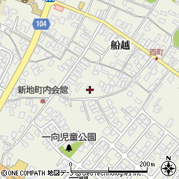 秋田県男鹿市船越一向18周辺の地図
