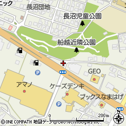 秋田県男鹿市船越内子171周辺の地図