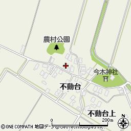 秋田県潟上市天王不動台42周辺の地図