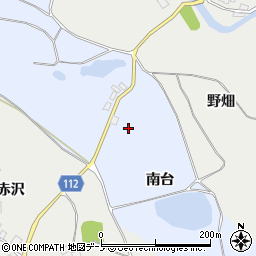 秋田県井川町（南秋田郡）八田大倉（南台）周辺の地図