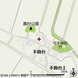 秋田県潟上市天王不動台44周辺の地図