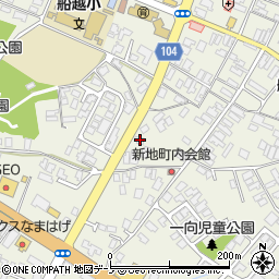 秋田県男鹿市船越内子30周辺の地図