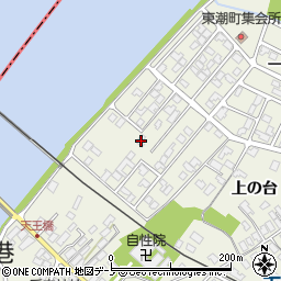秋田県潟上市天王一向227-94周辺の地図