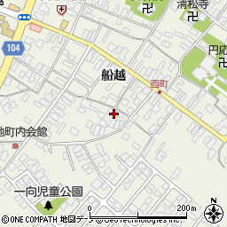 秋田県男鹿市船越一向3-2周辺の地図