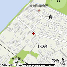 秋田県潟上市天王一向227-136周辺の地図