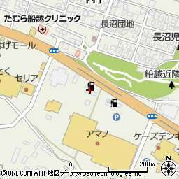 秋田県男鹿市船越内子197周辺の地図