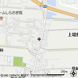 秋田県潟上市飯田川飯塚飯塚92周辺の地図