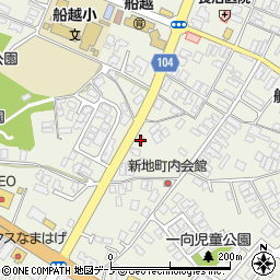 秋田県男鹿市船越内子31周辺の地図