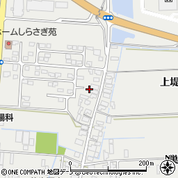 秋田県潟上市飯田川飯塚飯塚91周辺の地図