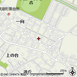 秋田県潟上市天王一向30-10周辺の地図