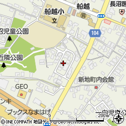 秋田県男鹿市船越内子28周辺の地図