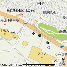 秋田県男鹿市船越内子199周辺の地図