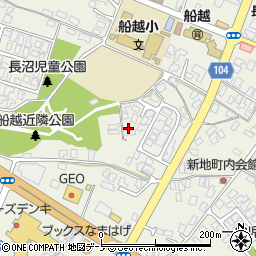 秋田県男鹿市船越内子39周辺の地図
