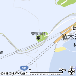 菅原神社周辺の地図