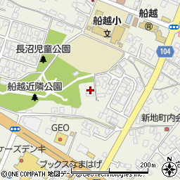 秋田県男鹿市船越内子36周辺の地図