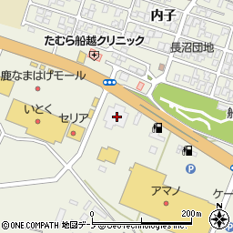 秋田県男鹿市船越内子204-1周辺の地図