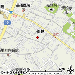 秋田県男鹿市船越一向5周辺の地図