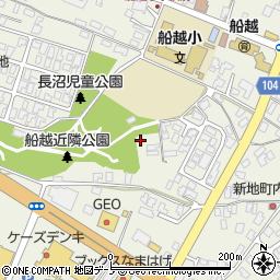 秋田県男鹿市船越内子36-1周辺の地図