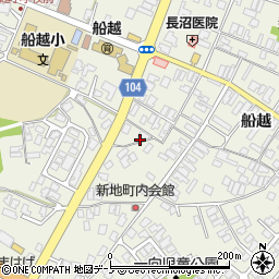 秋田県男鹿市船越内子16周辺の地図