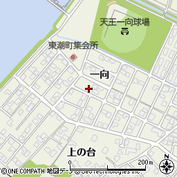 秋田県潟上市天王一向11-50周辺の地図