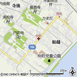 仲町周辺の地図