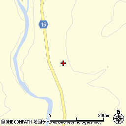 秋田八郎潟線周辺の地図