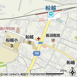 秋田県男鹿市船越本町周辺の地図