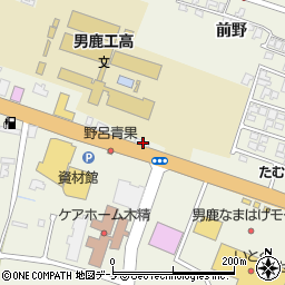 秋田県男鹿市船越内子224周辺の地図