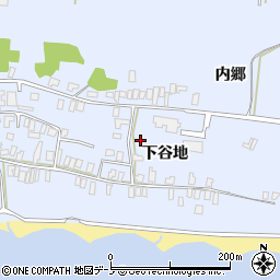 秋田県男鹿市脇本脇本（下谷地）周辺の地図