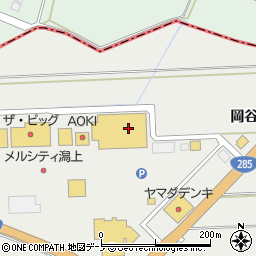 ダイユーエイト秋田潟上店周辺の地図